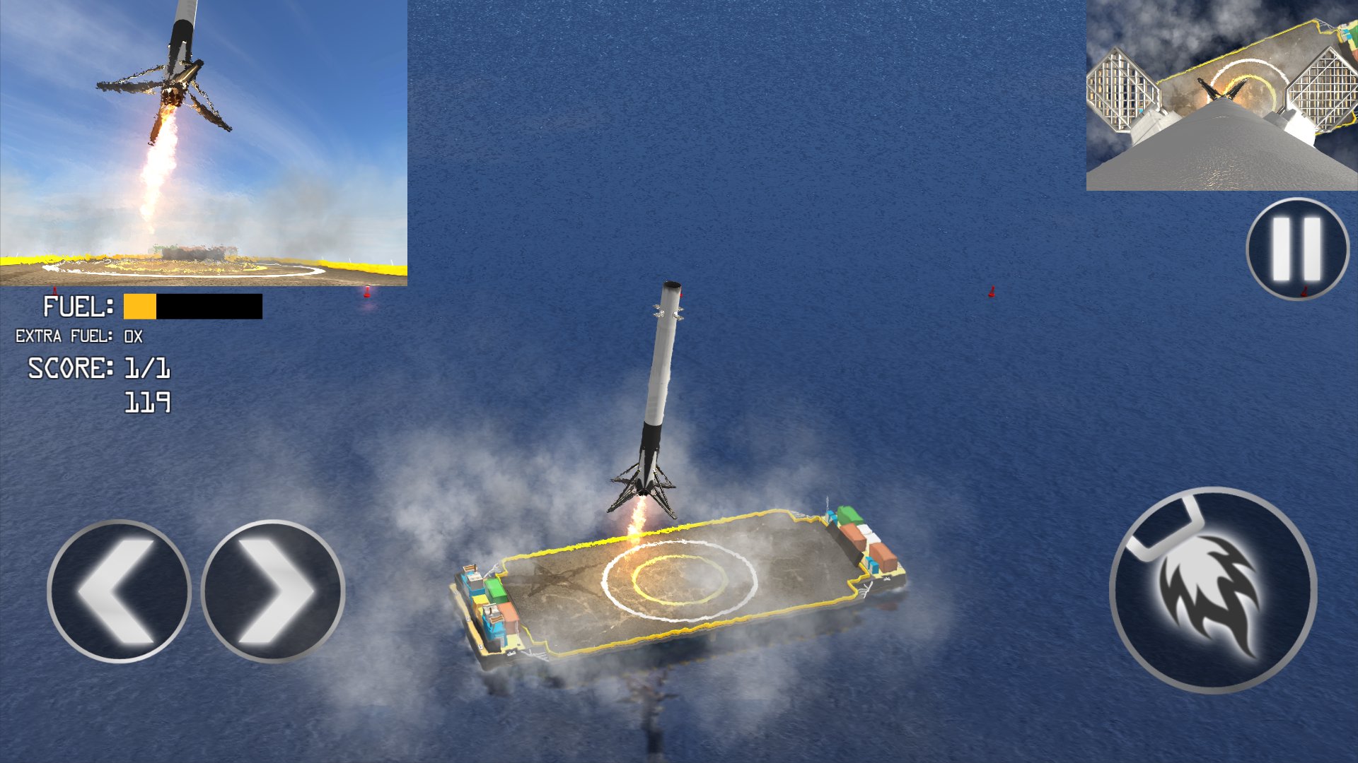 First Stage Landing Simulator