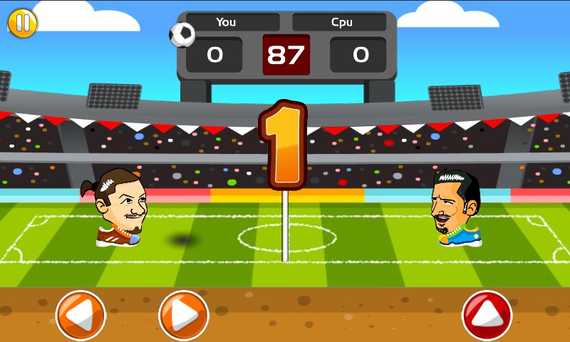 Head Volley Game - Head Soccer Volleyball Game