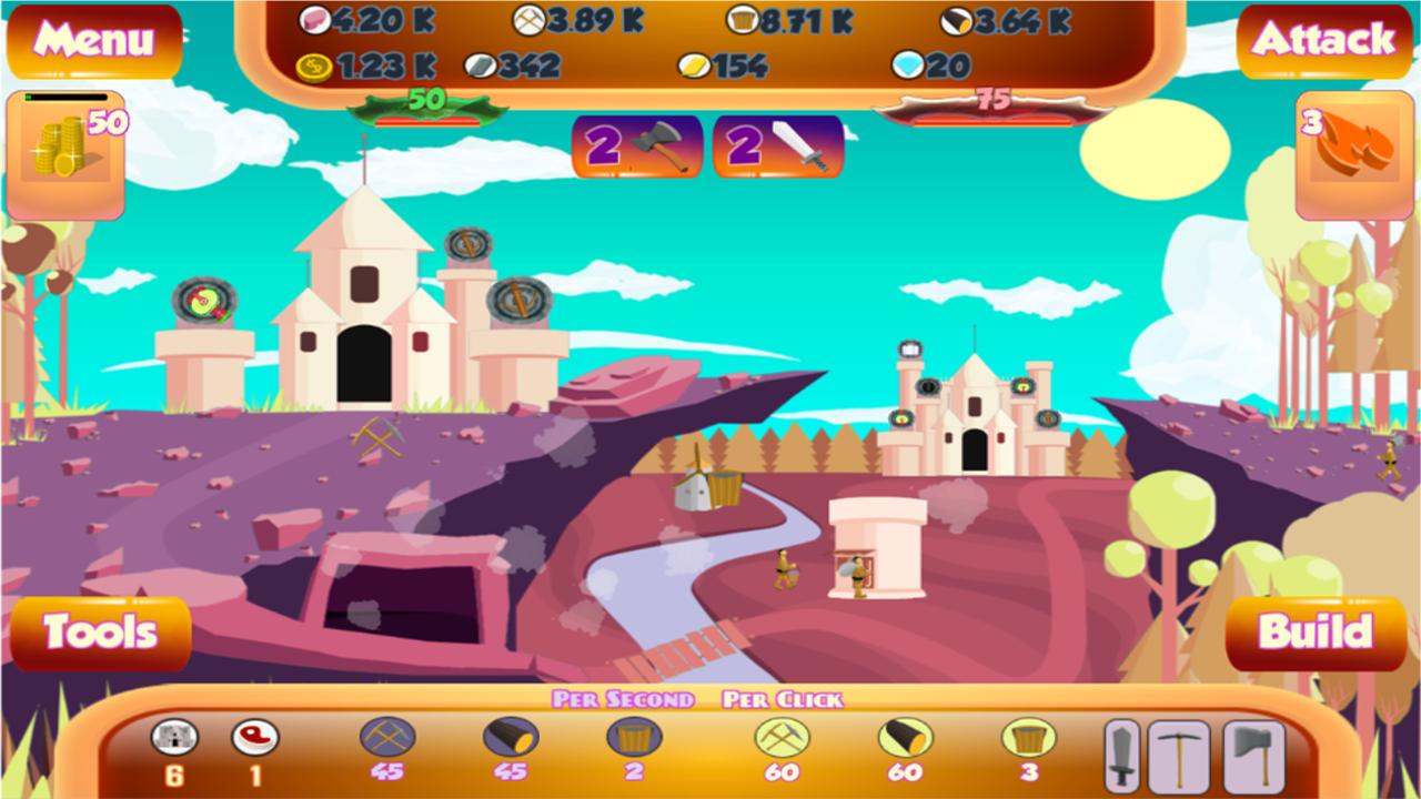 Tap 'n' Build 2 - Free Clicker Defense Game