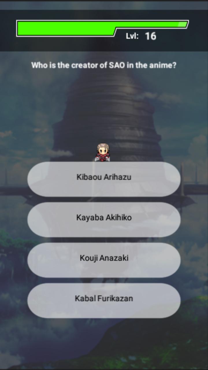 Aincrad Quiz