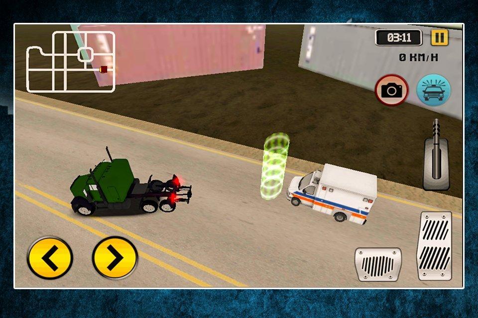 Police Car Tow Truck 3D