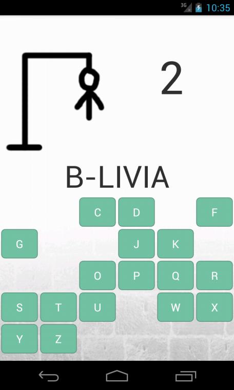 Geography Hangman