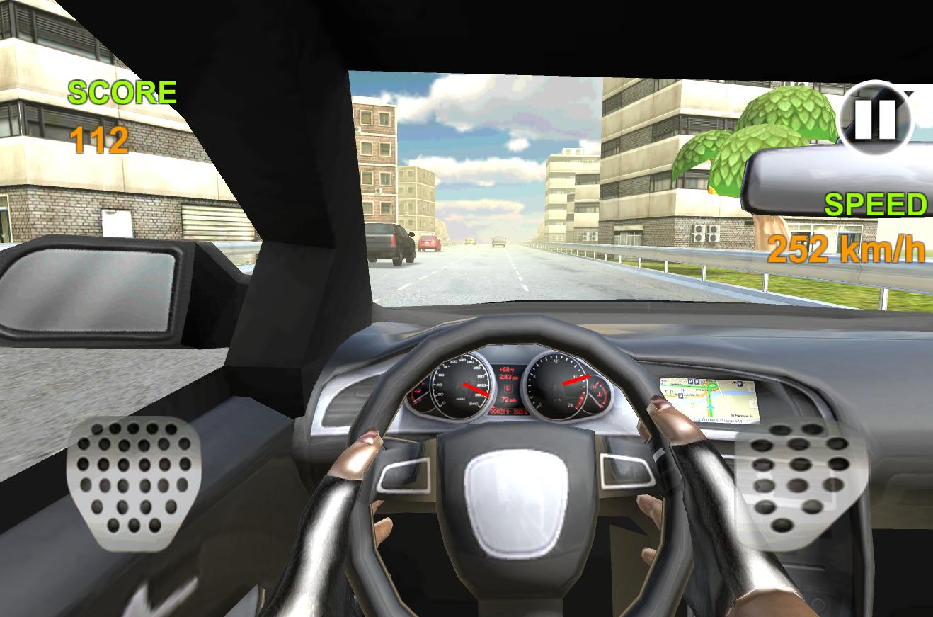 Extreme Racing In Car