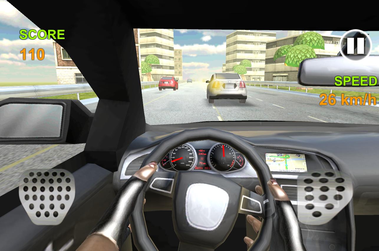 Extreme Racing In Car