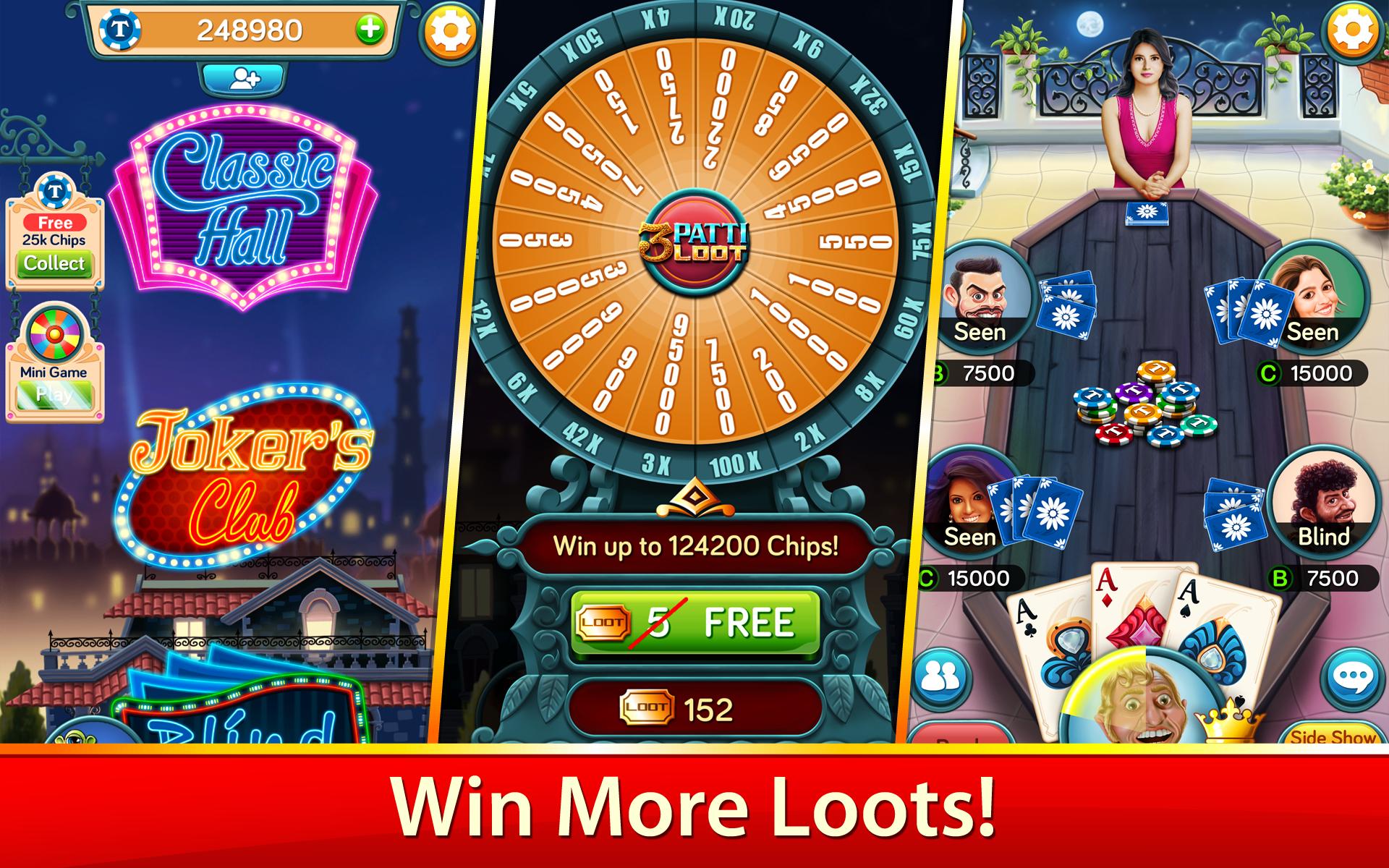 Teen Patti Loot : Real Fun for All!