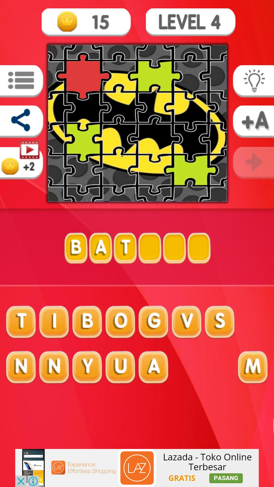 Logo Puzzle Quiz for Superhero