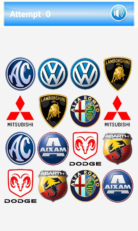 Logo Cars Memory
