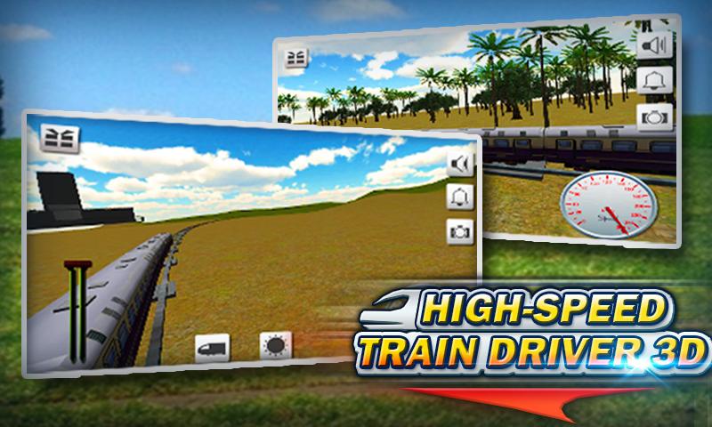 High-Speed Train Driver 3D