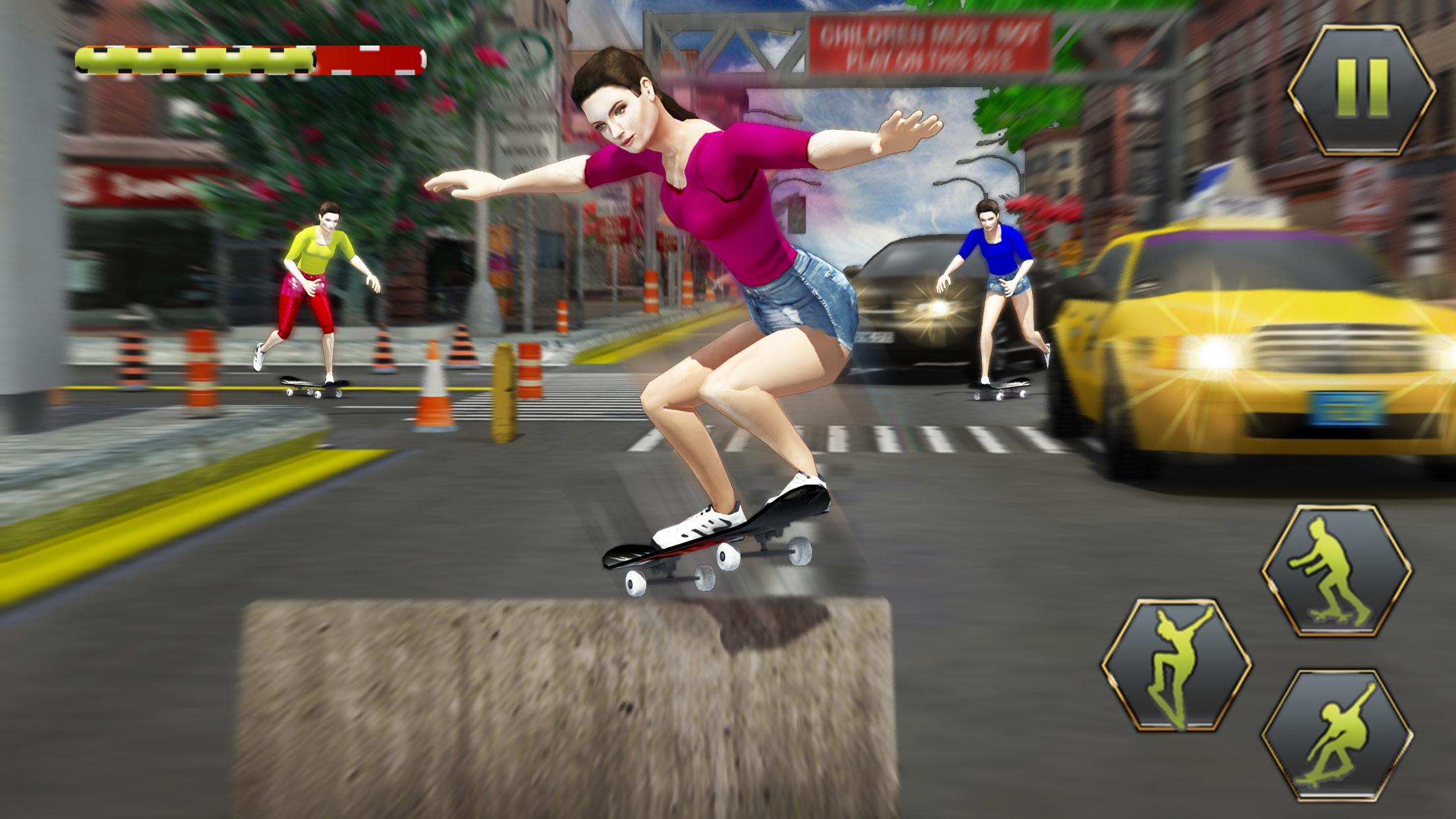 Street Skateboard Girl games