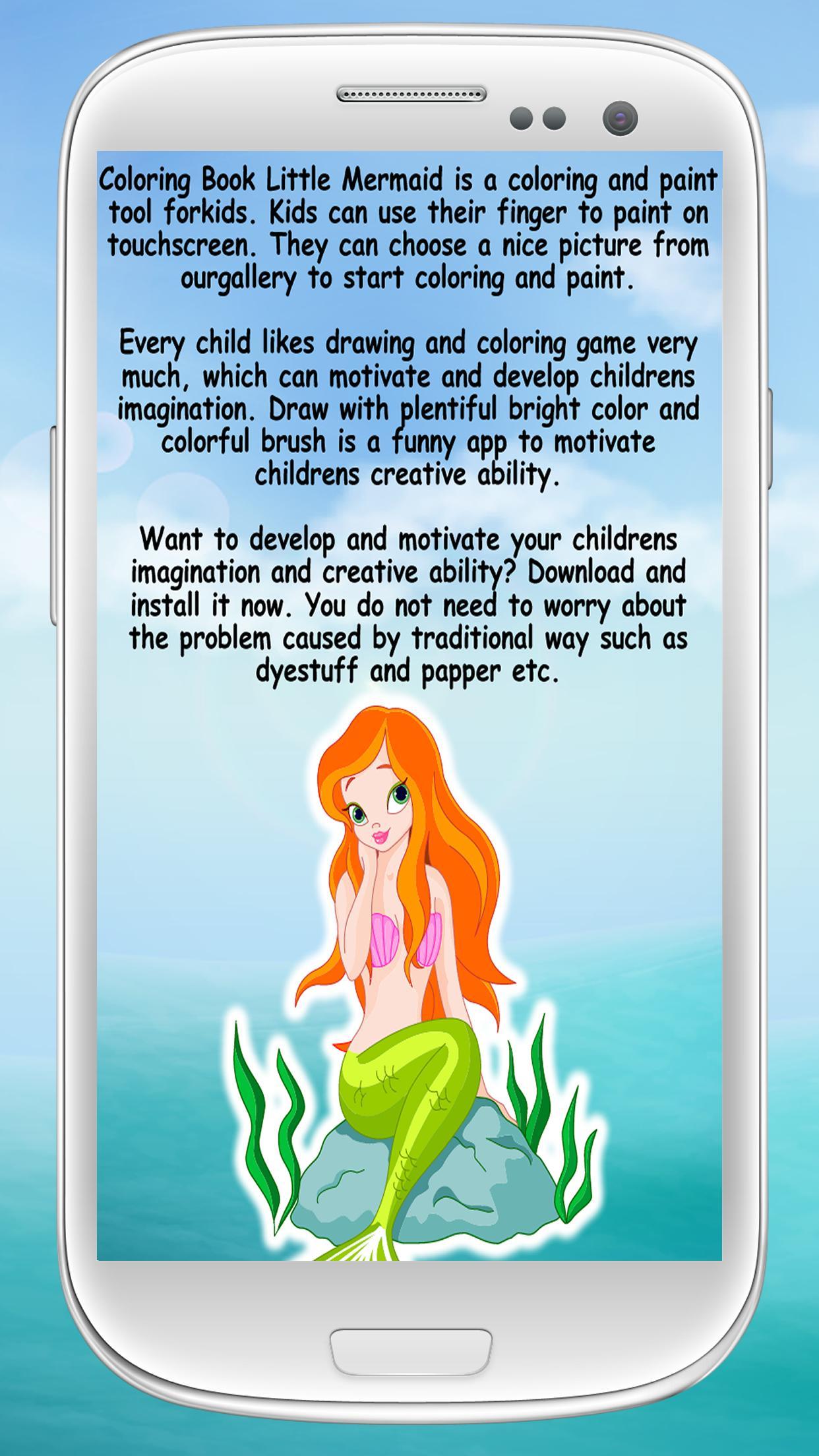 Coloring Book Little Mermaid