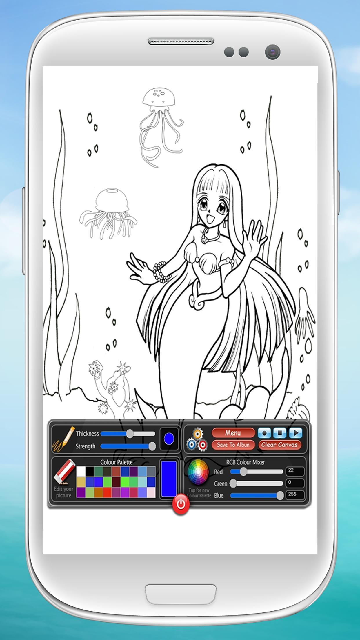 Coloring Book Little Mermaid