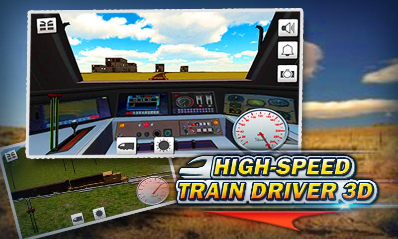 High-Speed Train Driver 3D