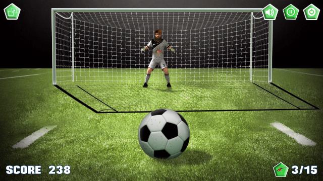 penalty shoot soccer