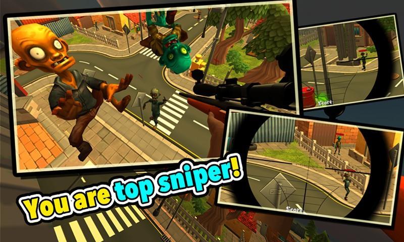 Zombie Town Sniper Shooting