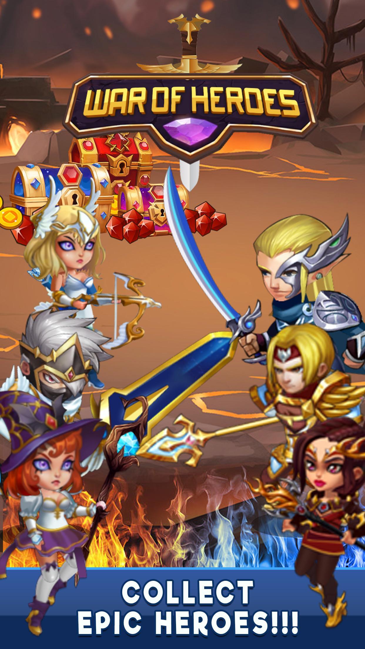 Match 3 Puzzle RPG - War of Hero - Dungeon Battle
