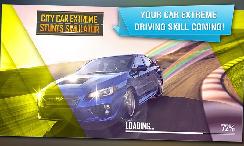 City Car Extreme Stunts Sim 3D