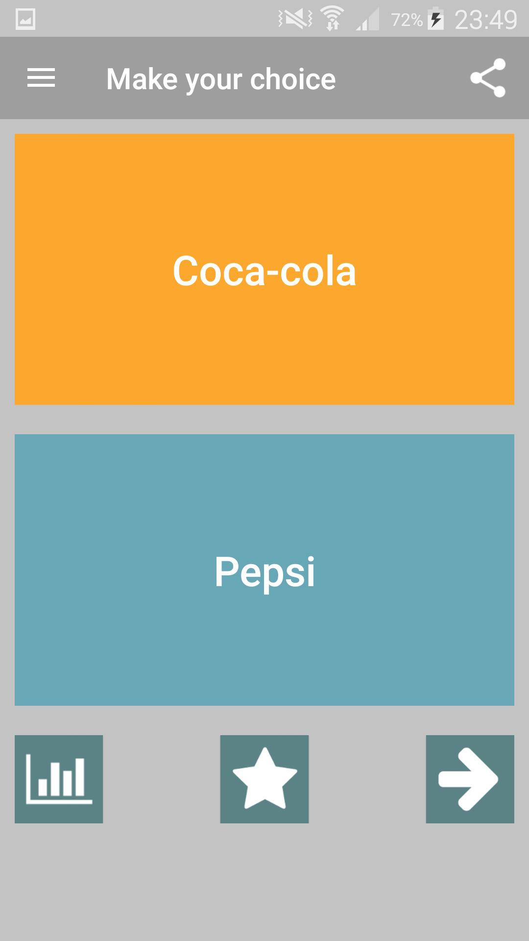 "Or" Make your choice