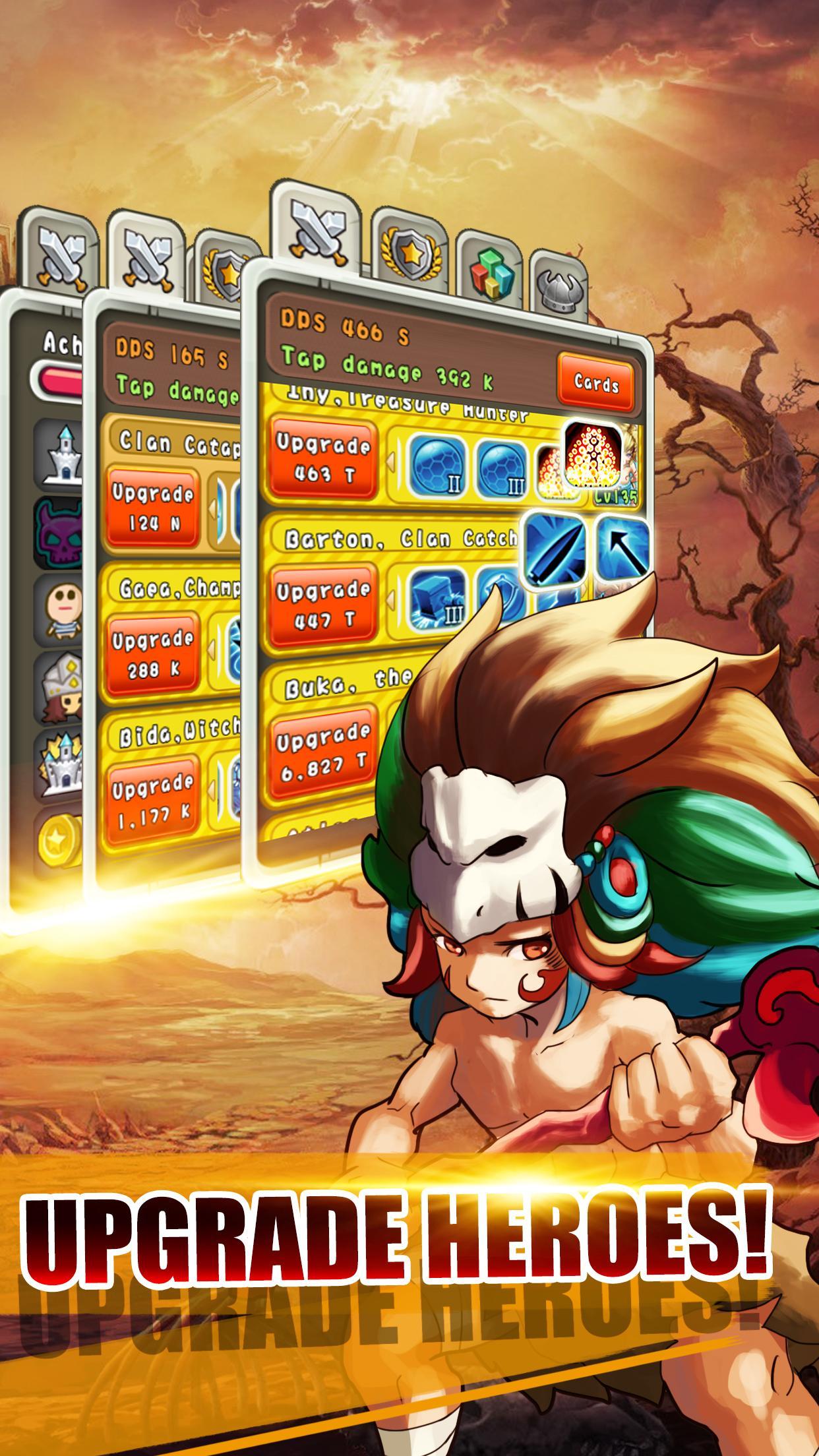 Tap Heroes:Legend of clan