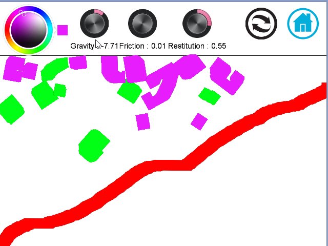 Coloring Book with Gravity