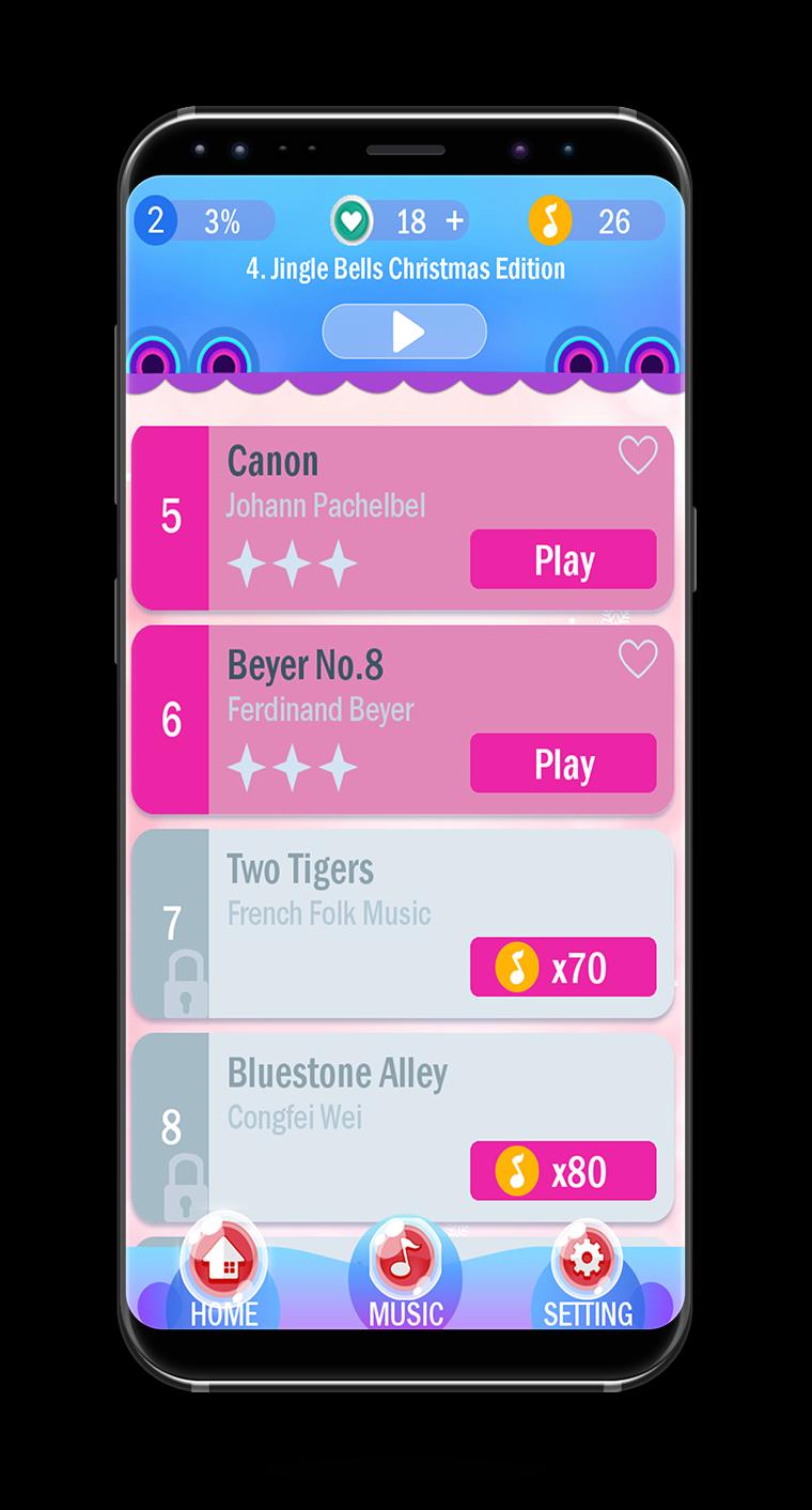 Piano Pink Tiles 2017 : Magic Master