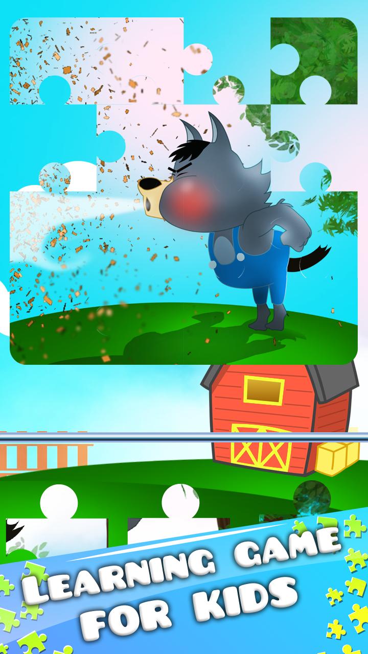 Three Little Pigs Puzzle Game