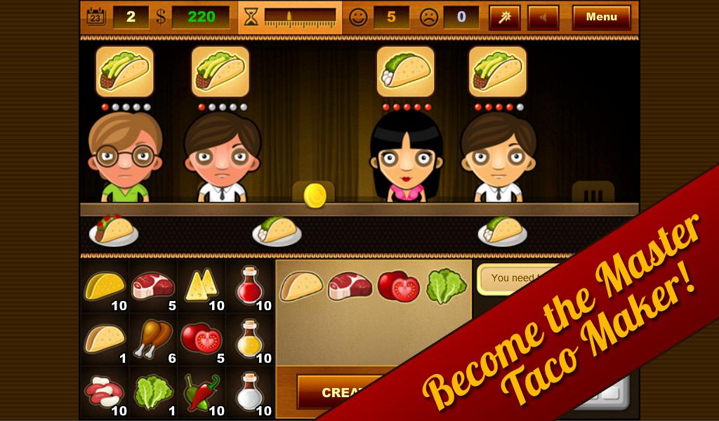 Taco Bar Actually Free Game