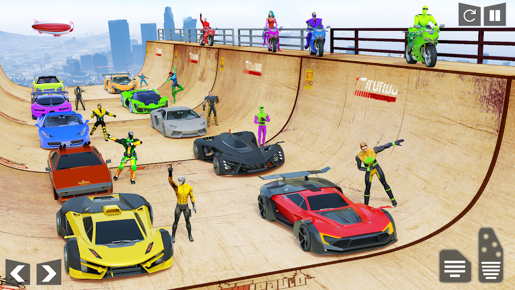 Mega Ramp Car Stunt Hero Games