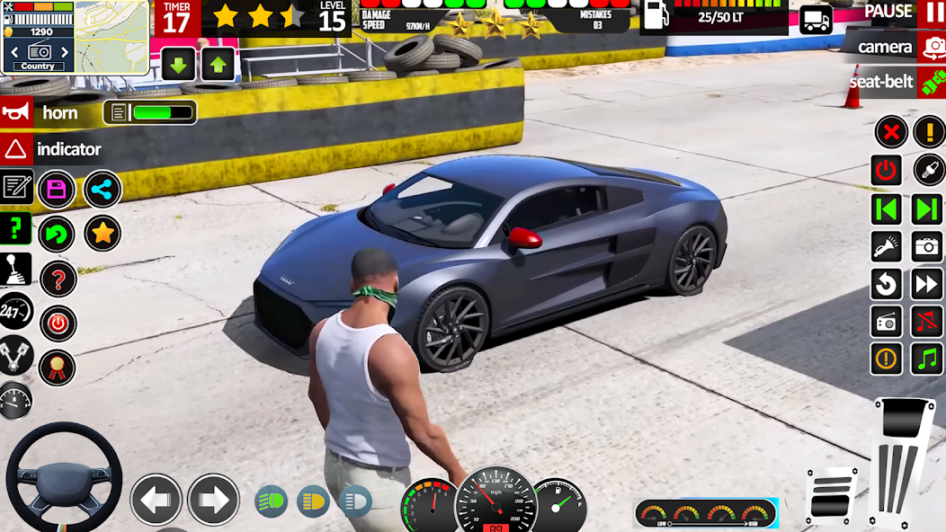 Modern Car 3D: Driving School