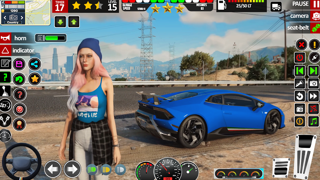Modern Car 3D: Driving School