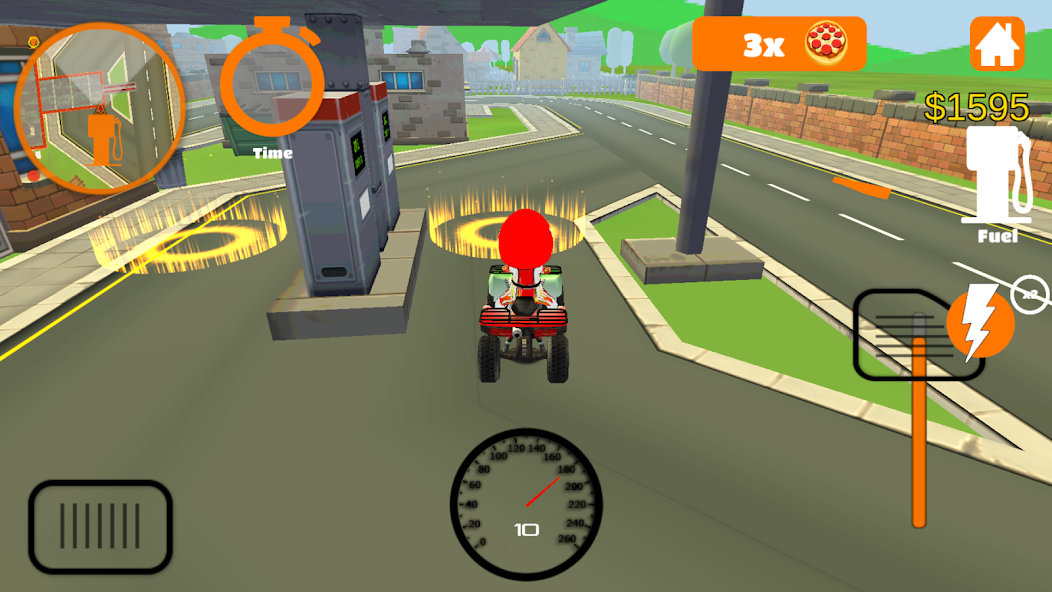 Racing Pizza Delivery Baby Boy