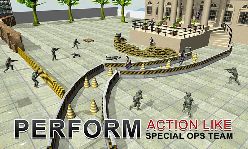 Army Shooter: President Rescue