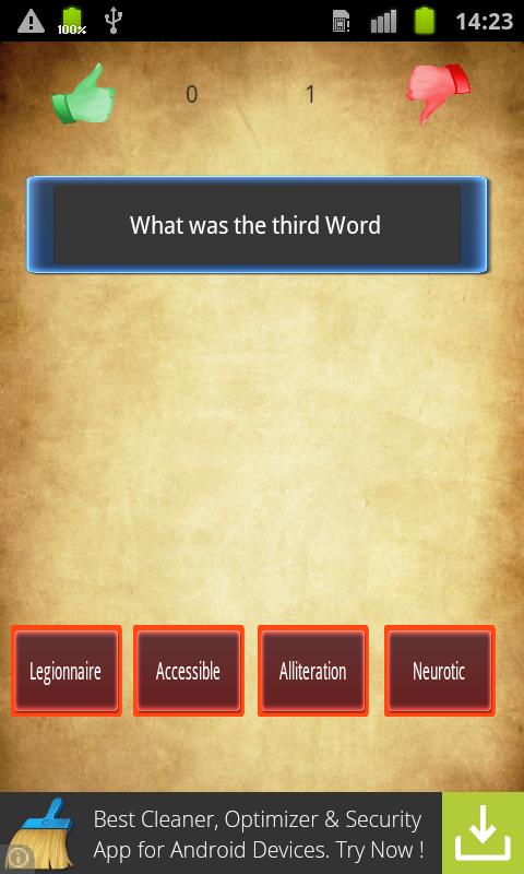 Remember The Words