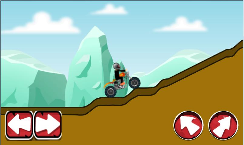 Motorbike Racing Hill Rider