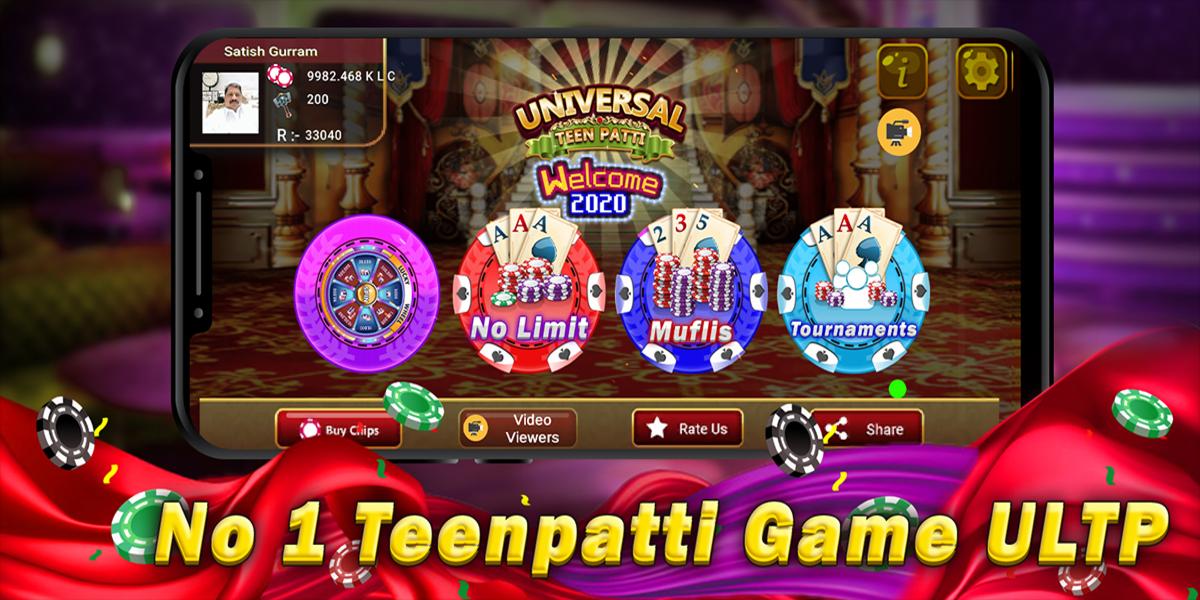 Universal Teen Patti - Indian Poker Game