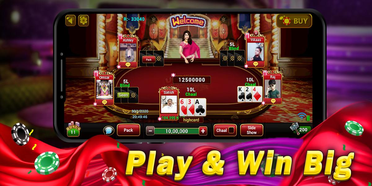 Universal Teen Patti - Indian Poker Game