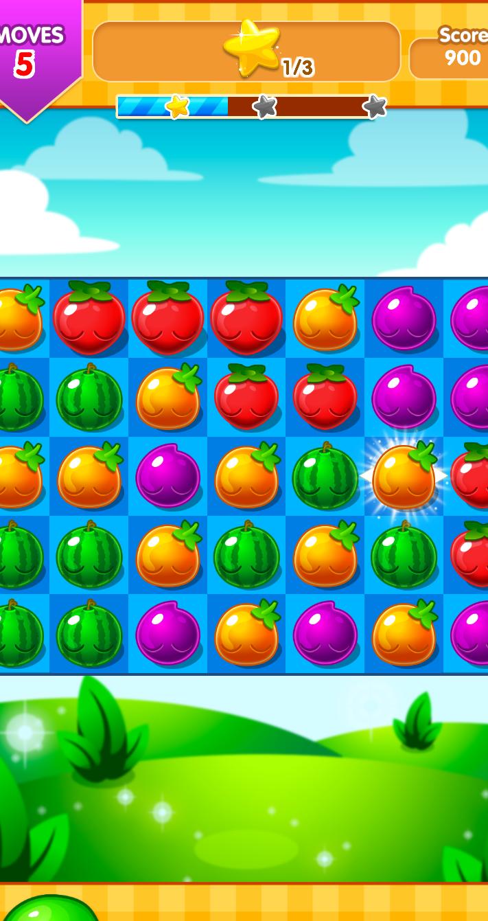 Fruit Juice match 3 game