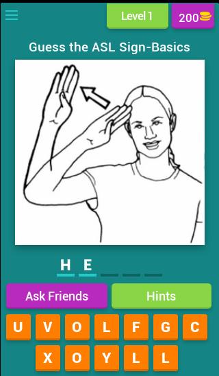 ASL Game - Guess the ASL Sign