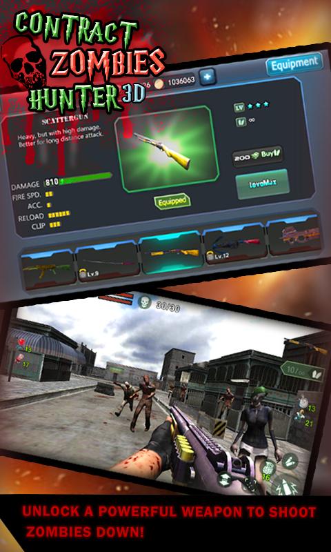 Contract Zombies Hunter 3D