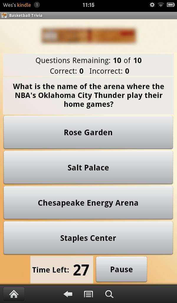 Basketball Trivia