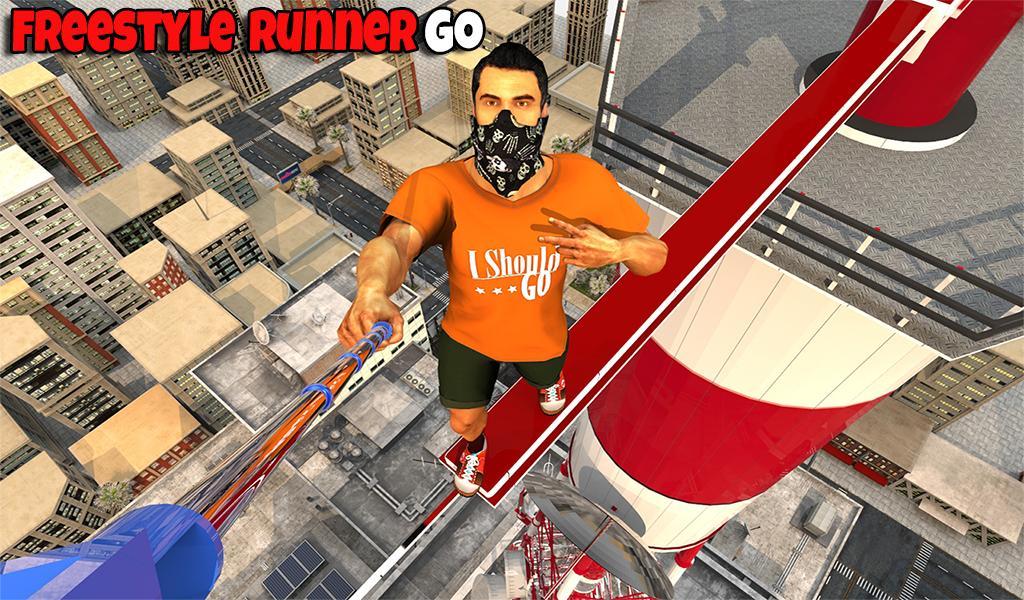 Freestyle parkour: Fast Run