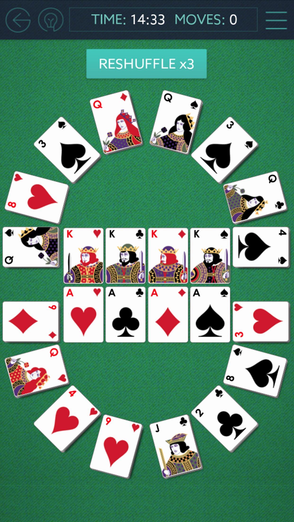 Arkadium Crescent Solitaire - #1 Solitaire Game