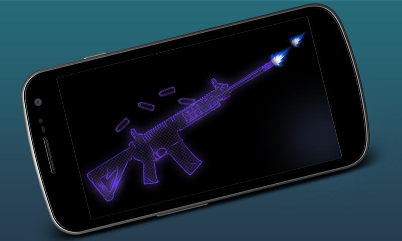 Neon Weapon War Gun