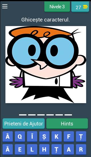 Quiz desene si animatii