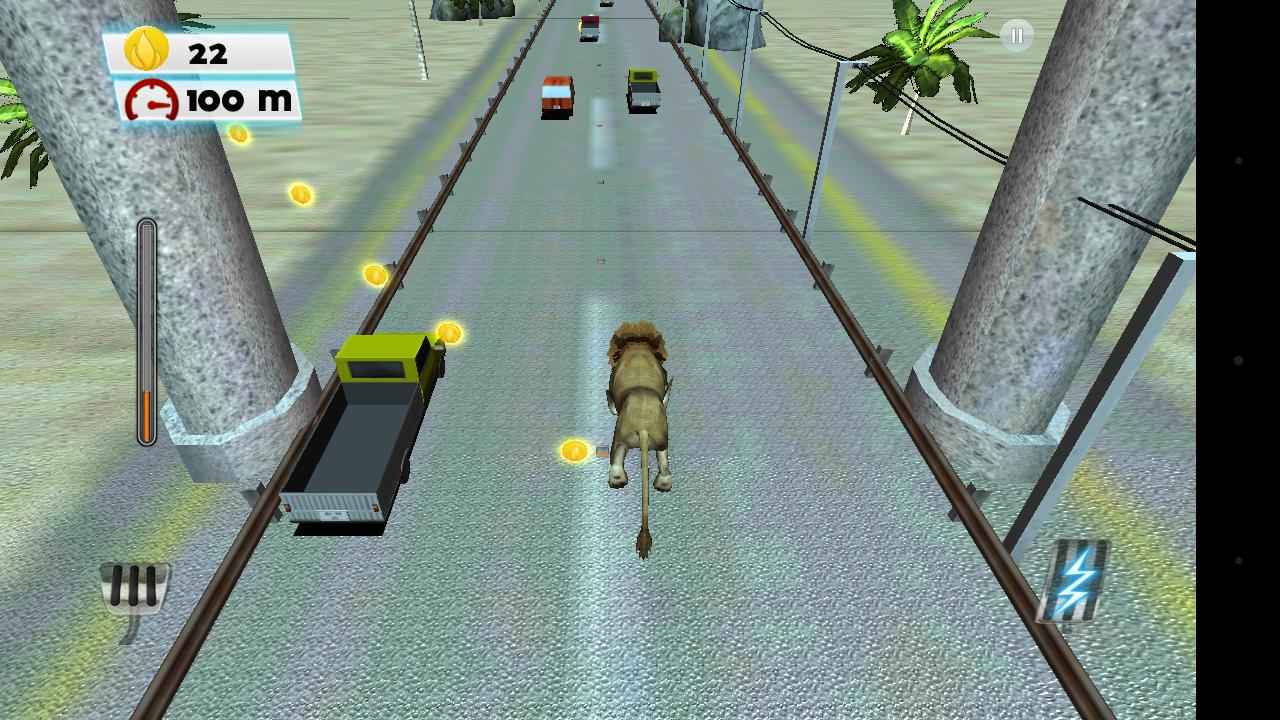 Angry Lion Simulator:City Dash