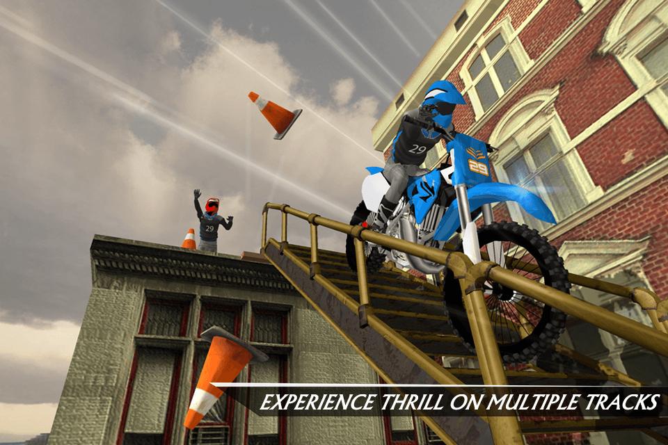 Rooftop Bike Rider Stunt Game