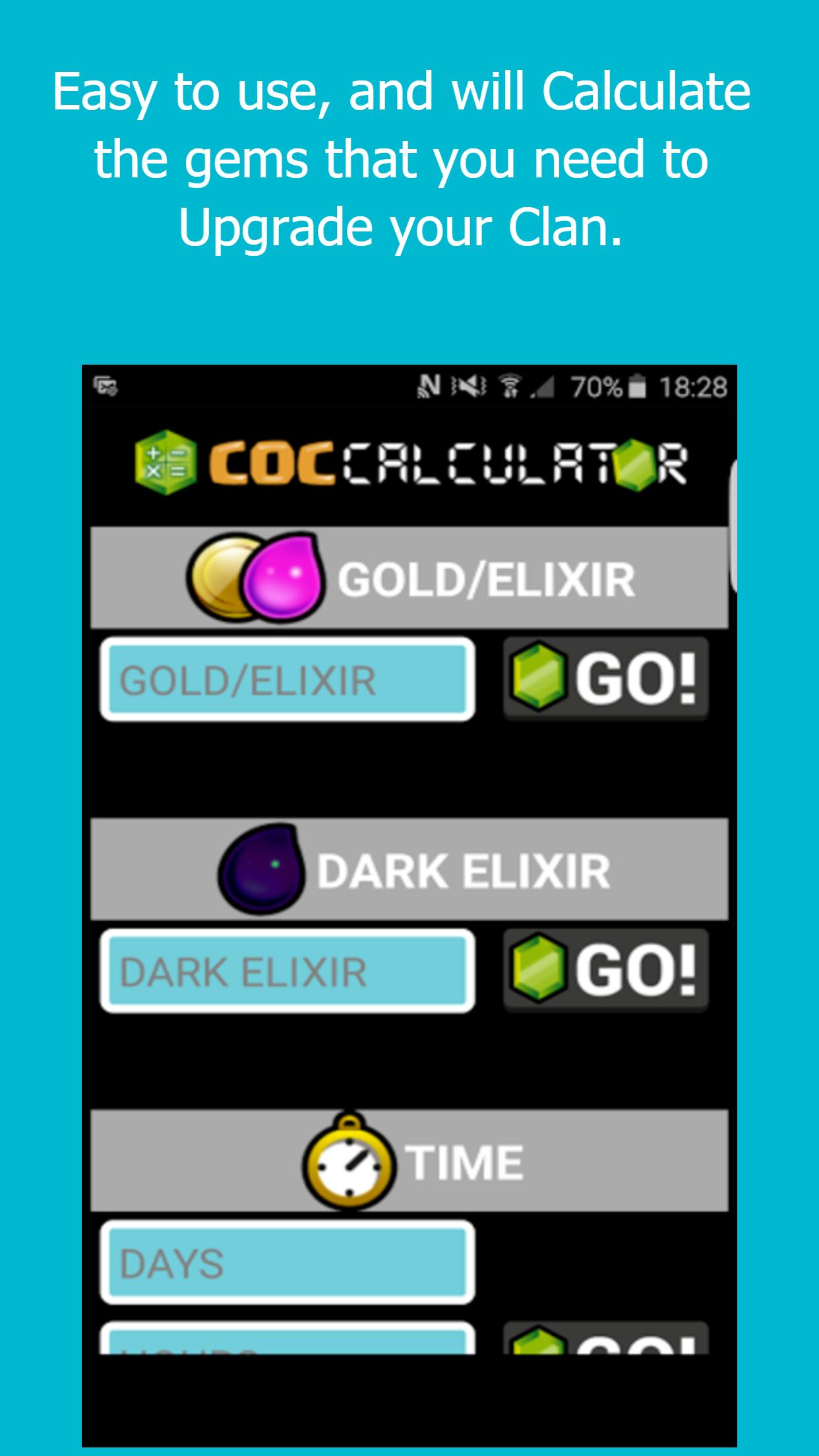 Gems Calculator For COC
