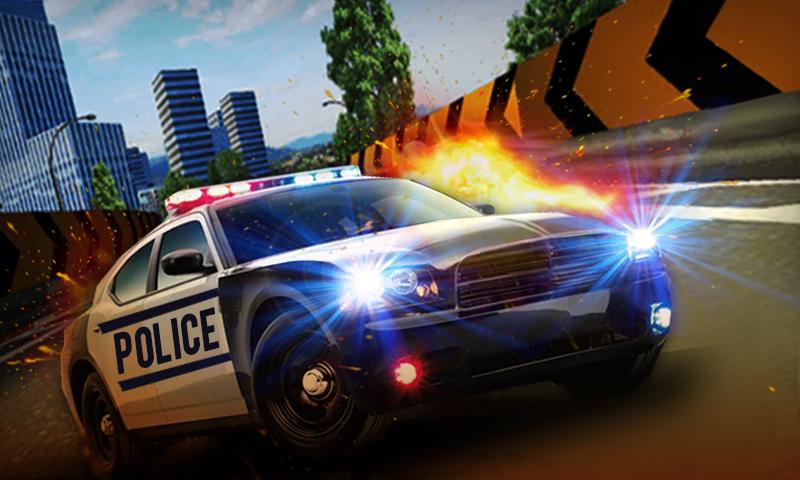 Crime City Police Car Driver