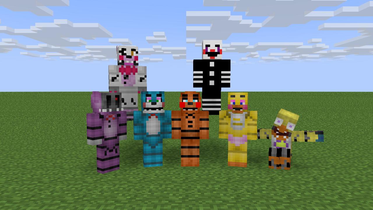 Skins FNAF for Minecraft PE