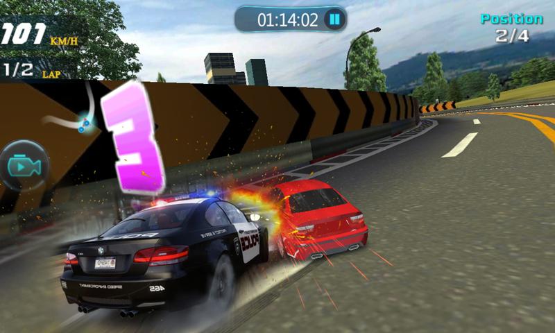 Crime City Police Car Driver