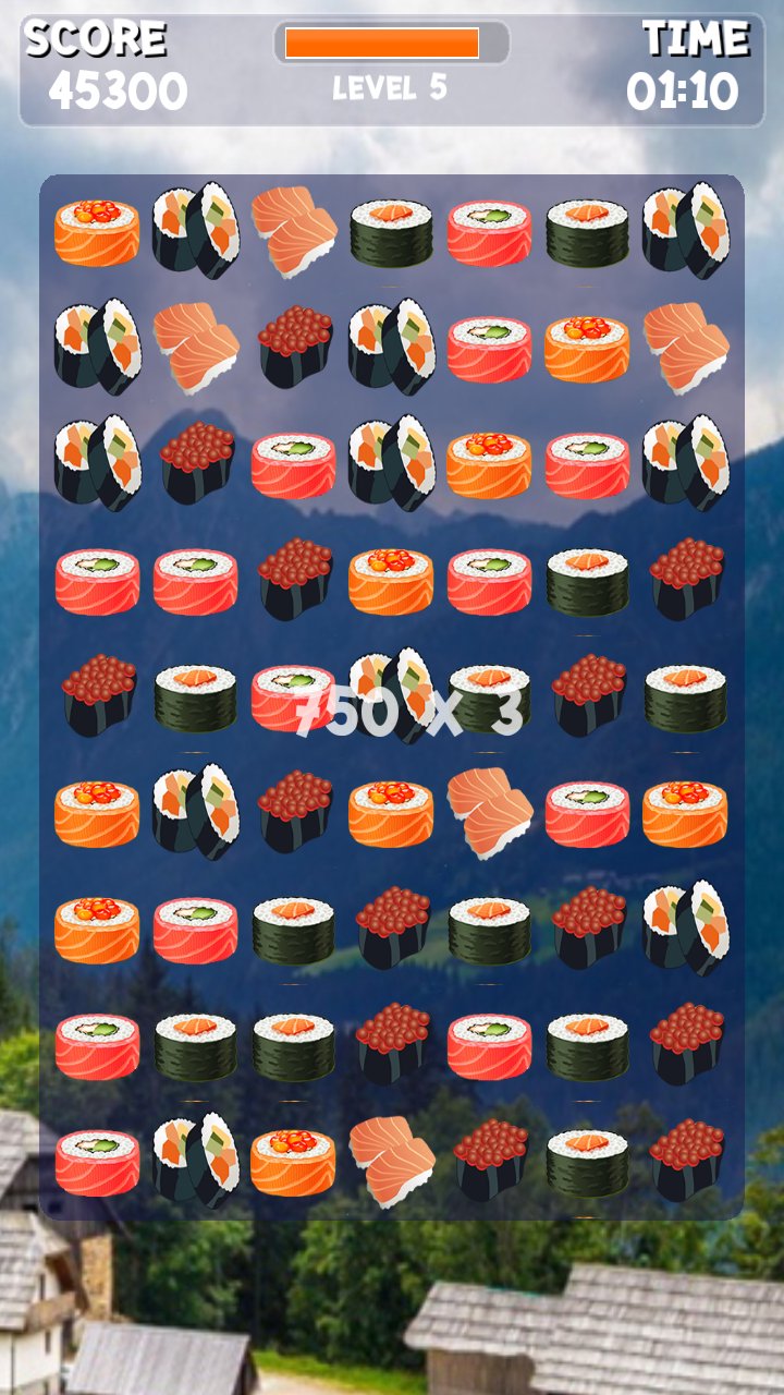 Sushi Match 3 Game